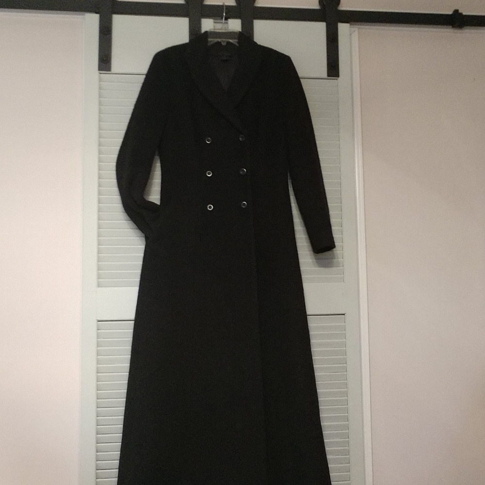 The Limited double breasted long wool coat
